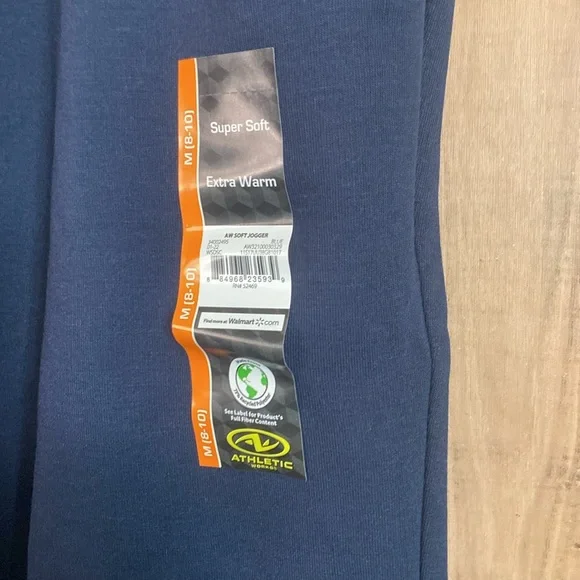 Two blue joggers with drawstring and pockets - Picture 4 of 15